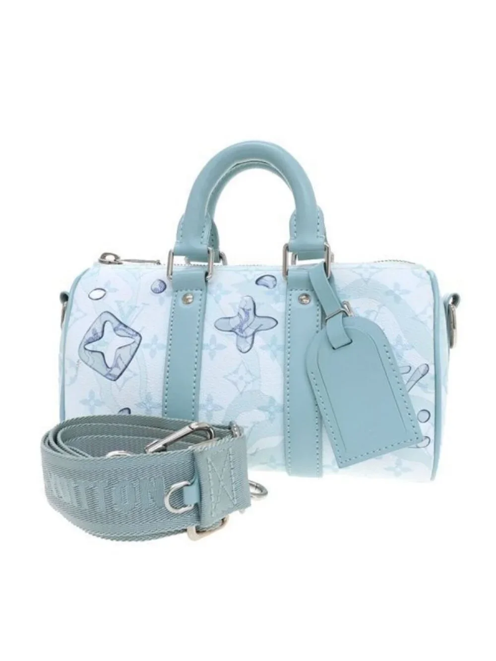 Louis Vuitton Keepall Bandouliere 25 Aqua Garden